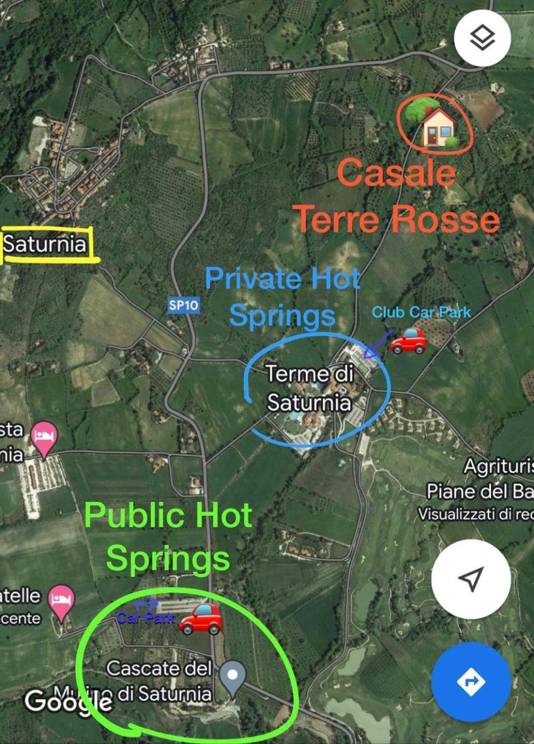 Bed and Breakfast Casale Terre Rosse Сатурния Экстерьер фото